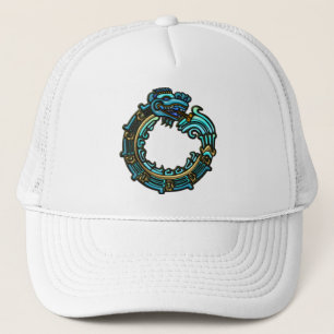 Turquoise Quetzalcoatl Trucker Hat