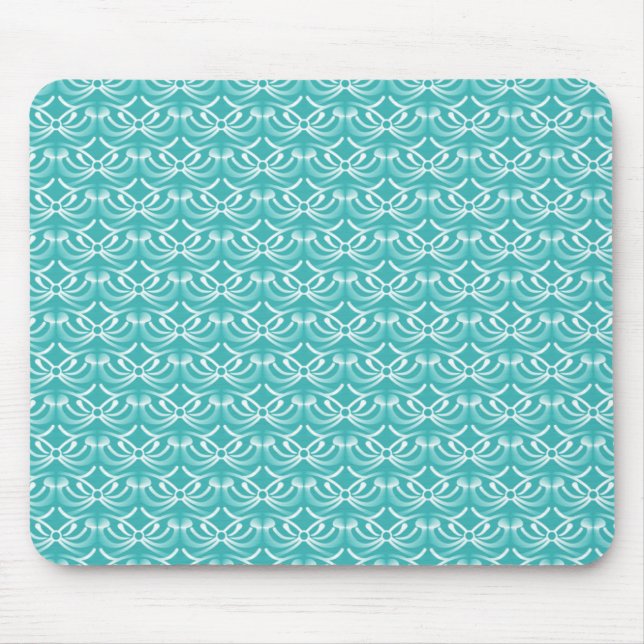 Turquoise Radiant Elegance Mousepad (Front)