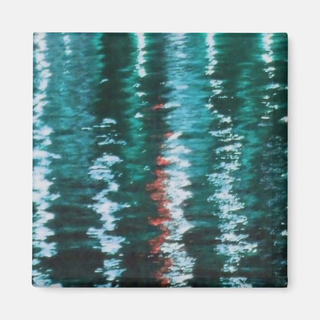 Turquoise Reflections Magnet (Front)