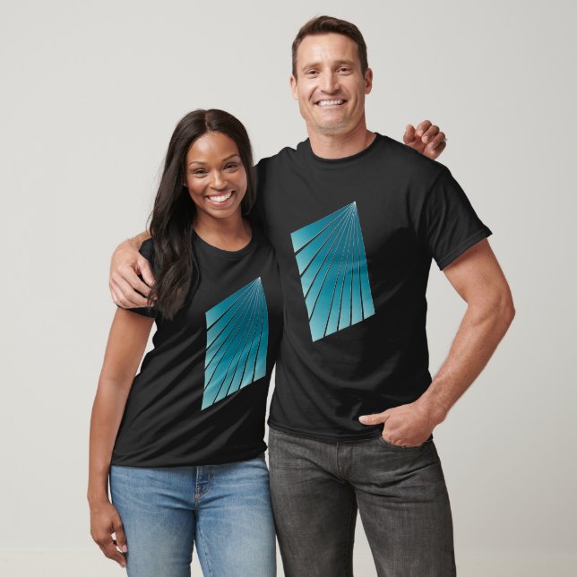 Turquoise ribbons T-Shirt (Unisex)