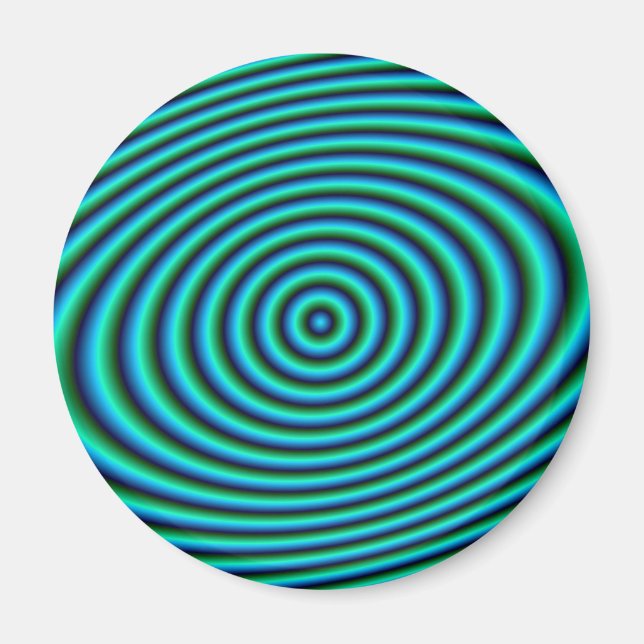Turquoise Rings Magnet (Front)