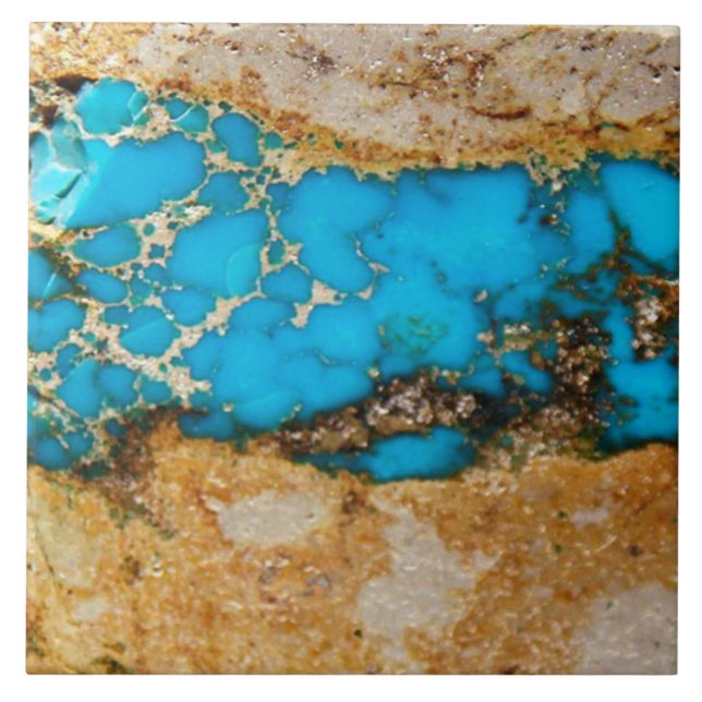 Turquoise Rock 1 Tile (Front)