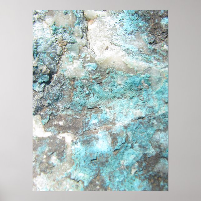 Turquoise Rock Poster (Front)