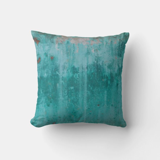 Turquoise Rust Cushion (Front)