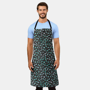 Turquoise Safari Series Design 11 Apron