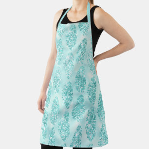 Turquoise Safari Series Design 1 Apron