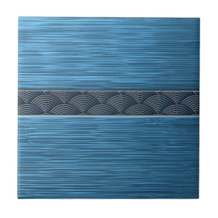 turquoise seigai ceramic tile