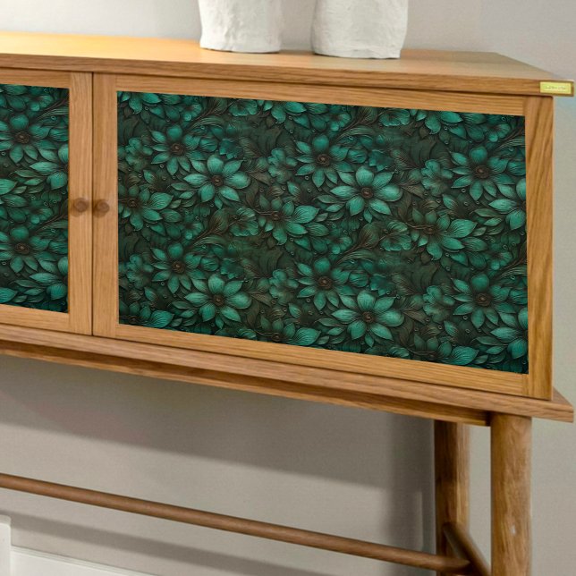 Turquoise Seven Petal Decoupage Tissue Paper (Creator Uploaded)