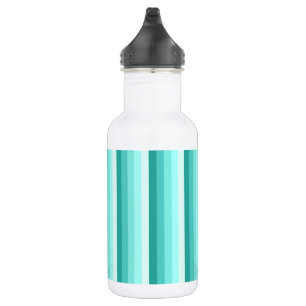 Turquoise shadow stripes 532 ml water bottle
