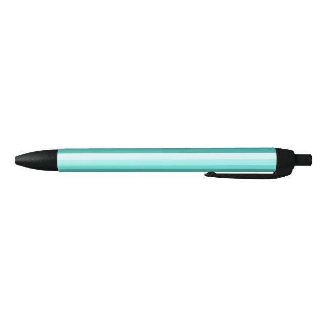 Turquoise shadow stripes black ink pen (Bottom)