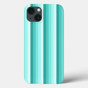Turquoise shadow stripes Case-Mate iPhone case