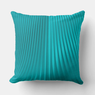 turquoise silk cushion