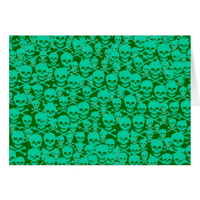 Turquoise Skulls (Front Horizontal)