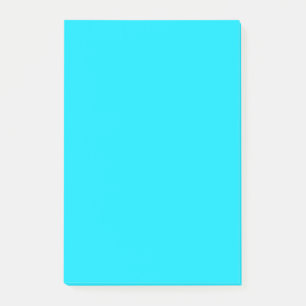 Turquoise Sky Blue Colour Customise This! Post-it Notes