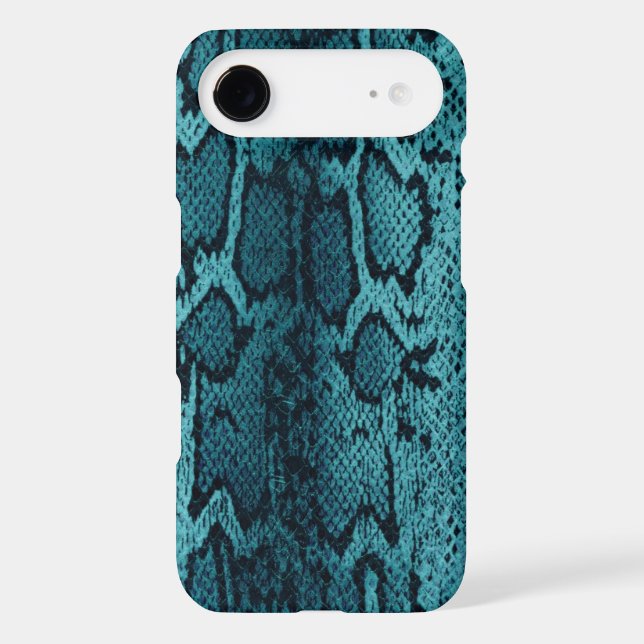 Turquoise snake skin Case-Mate iPhone case (Back)