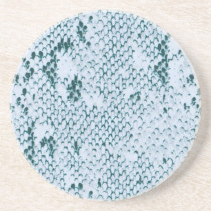 Turquoise Snake Skin Coaster