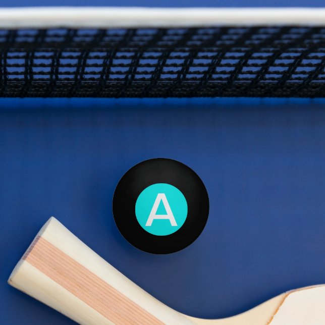 Turquoise Solid Colour Ping Pong Ball (Table)