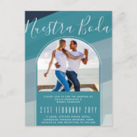 Turquoise Spanish Wedding Nuestra Boda PHOTO