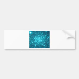 Turquoise Sparkle Bumper Sticker