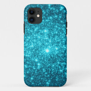 Turquoise Sparkle iPhone 11 Case