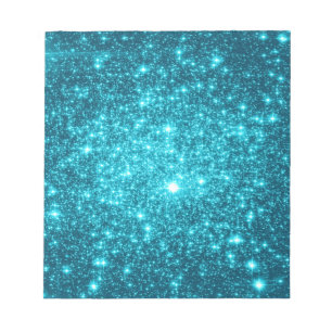 Turquoise Sparkle Notepad