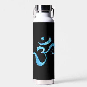 Turquoise Sparkle Om Water Bottle