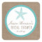 Turquoise Starfish Beach Bridal Shower Stickers