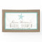 Turquoise Starfish Beach Burlap Bridal Shower