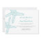 Turquoise Starfish Wedding Invite