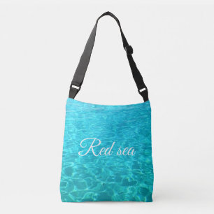 Turquoise surface of Red sea in Egypt Crossbody Bag