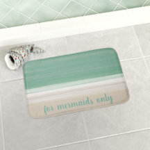 Turquoise Teal Sand Modern Ocean Beach Custom