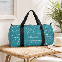 Turquoise Terrazzo Custom Name