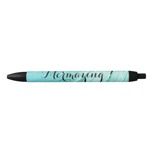 Turquoise Textured Mermazing Pen (Front)