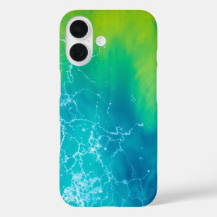 Turquoise Tides: A Tropical Escape iPhone 16 Case