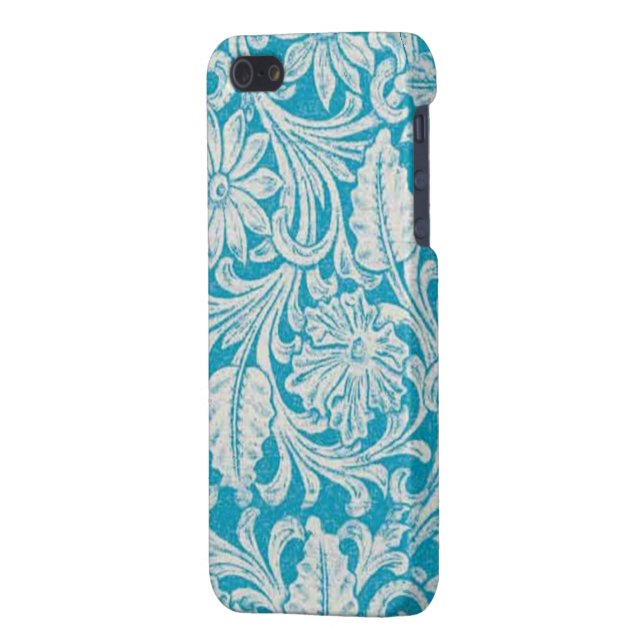 Turquoise Tool Leather PRINT Speck Case iPhone 4 (Back Left)