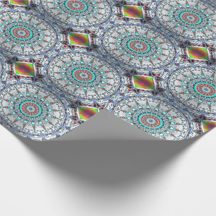 Turquoise Touch Wrapping Paper