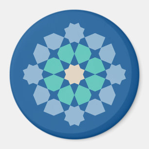 Turquoise Tranquillity Medalion Magnet