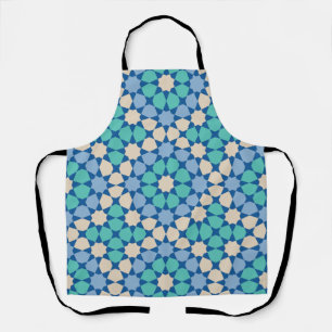Turquoise Tranquillity Pattern Apron