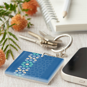 Turquoise Tranquillity Rhythm Key Ring