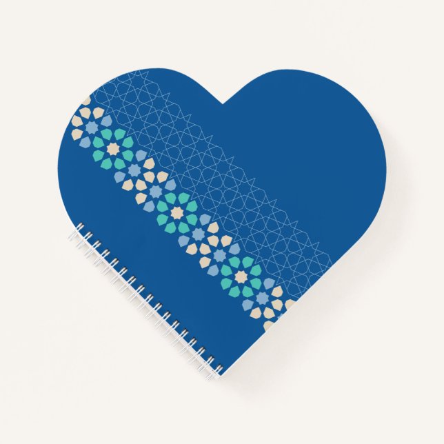 Turquoise Tranquillity Rhythm Notebook (Front)