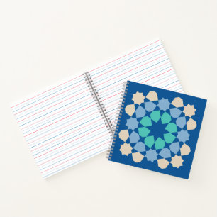 Turquoise Tranquillity Tile Notebook