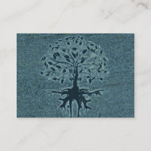 Turquoise Tree of Life Business Card