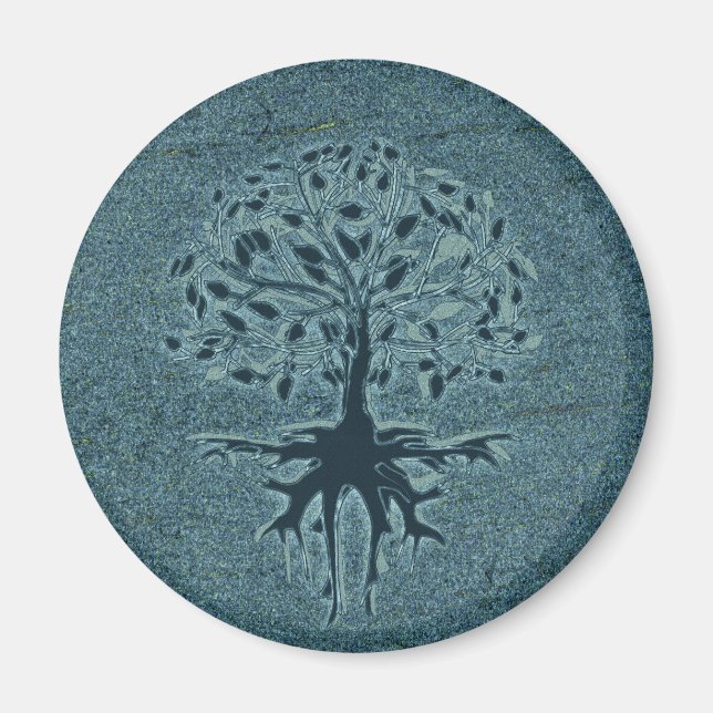 Turquoise Tree of Life Magnet (Front)