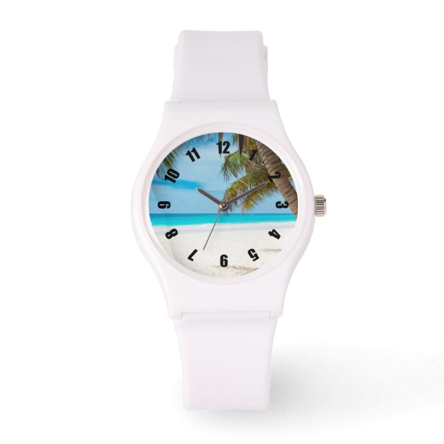 Turquoise Tropical Beach Watch (Front)
