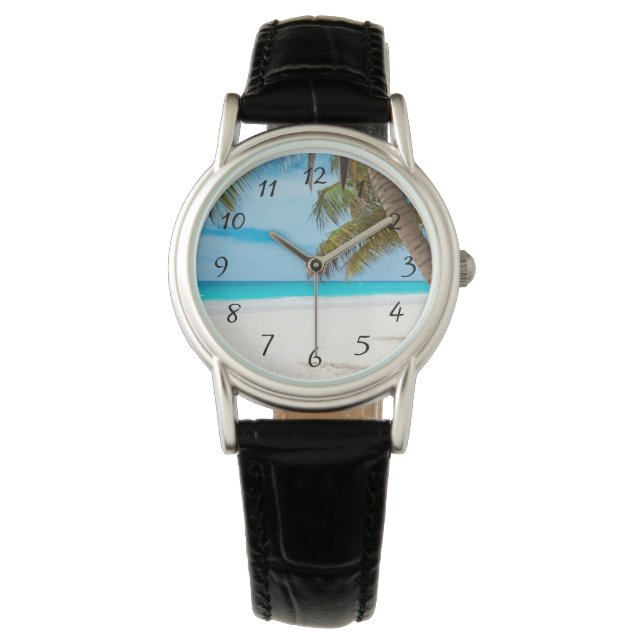 Turquoise Tropical Beach Watch (Front)