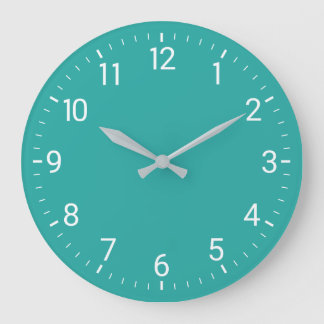 Turquoise Wall Clock