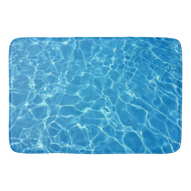 Turquoise Water Bath Mat (Front)