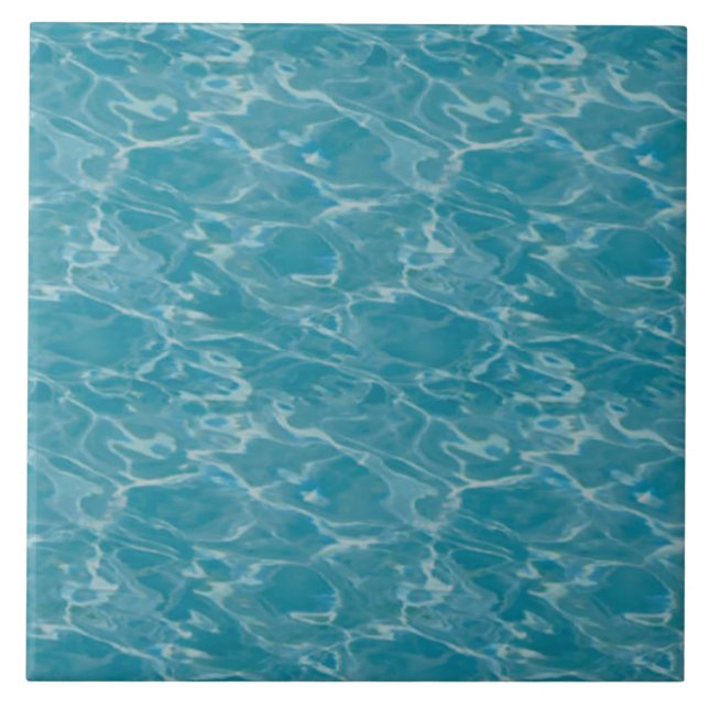 Turquoise water  ceramic tile (Front)