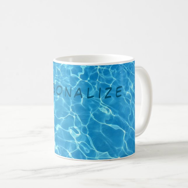 Turquoise Water Coffee Mug (Front Right)