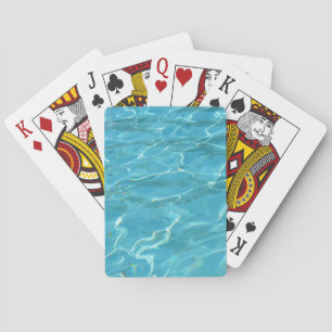 Turquoise Water Playing Cards